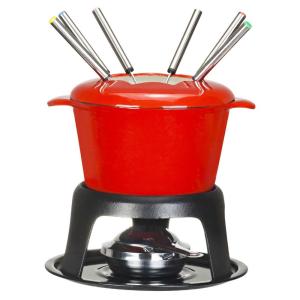 Quality Enamel coated cast iron fondue set wholesale