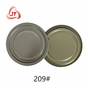 Quality 209# 62.3mm TFS Hard Open End White Food Can Lid Food Packaging wholesale