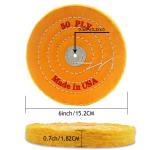 Grinder Jewelry Polishing Machine 1/7" center hole Cloth Buffing Wheels Cotton