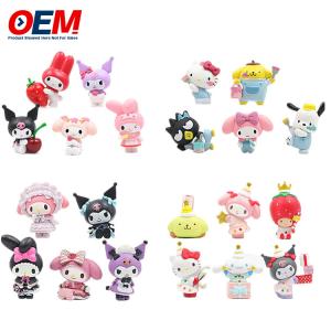 Quality 24pcs Calendar PVC Toys Figure OEM Plastic Cartoon Toy Make 5cm Height Plastic Toy wholesale