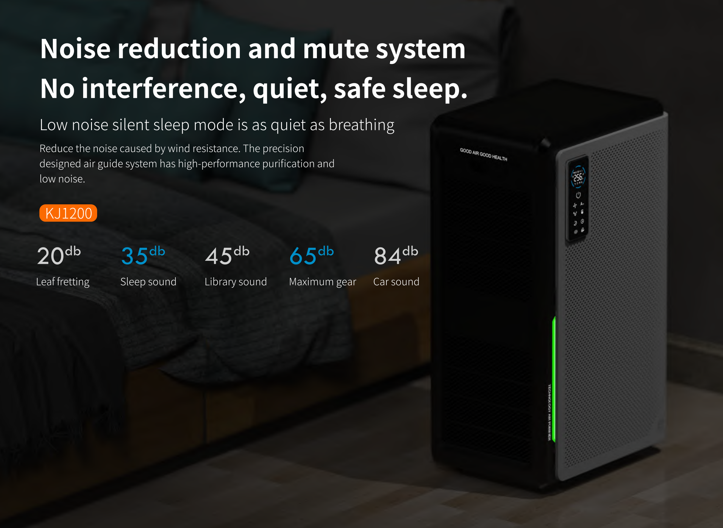 Homefish 280W UVC Negative Ion Air Purifier UV Sterilization