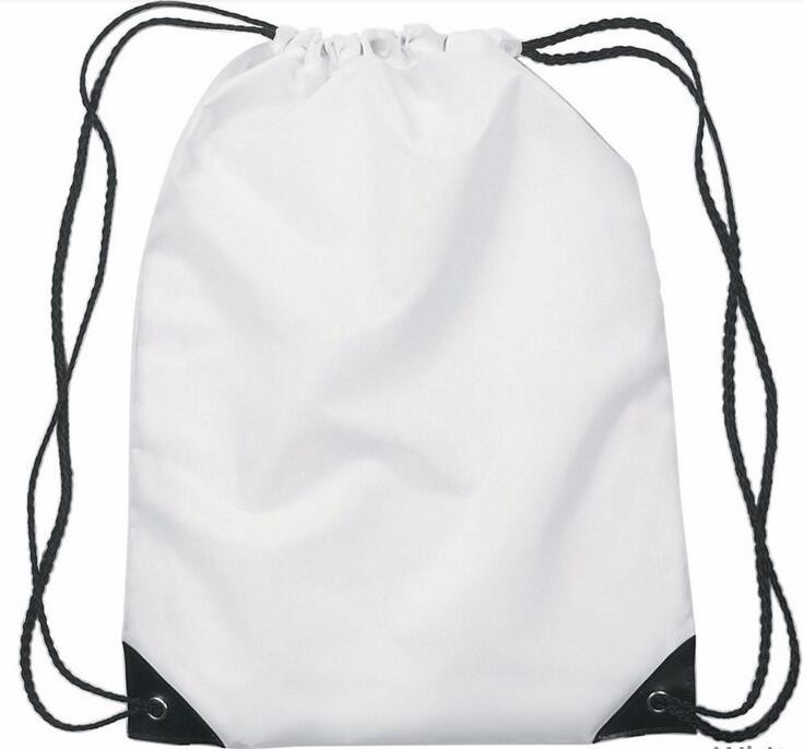 Recycled Foldable Nylon Polyester Tote Bag with logos polyester shopping bag Custom advertising handle non woven bag PAC