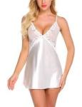 Erotic Ice Silk Short Skirt Nightdress Sexy Corset Lingerie For Women