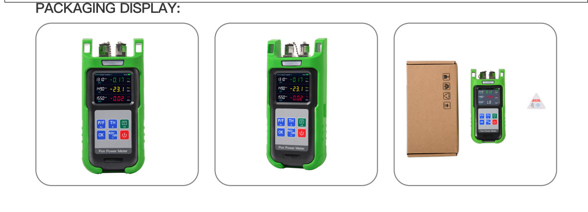 FTTH Fiber Optic Tools 3 Wavelengths 1310 1490 1550nm Compact PON Power Meter