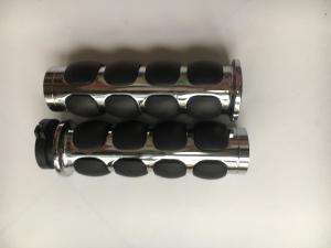 Quality 1'' Cnc Universal Harley Davidson Motorcycle Handle Grip Chrome wholesale