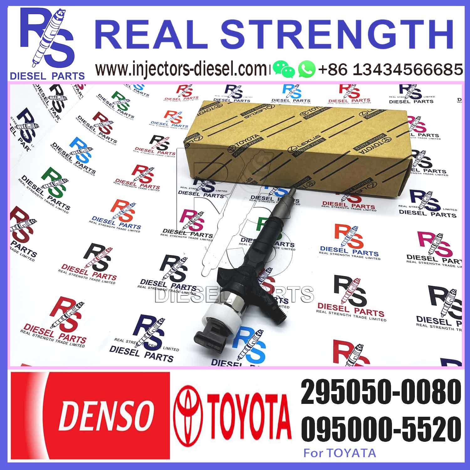 Diesel common rail injector 2950500080 295050 0080 295050-0080 for diesel injector