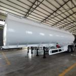 3-Axles Carbon Steel 40000-50000L Oil Tank/Fuel Transport Tanker Semi Truck