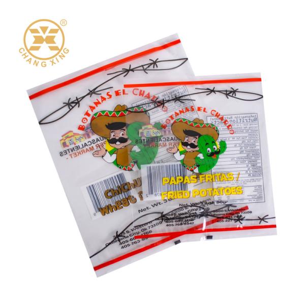 Custom Printed Moisture Proof Plastic Packaging Bags For Snack Dried Food French