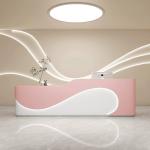 Modern Beauty Hospital Large Clinic Company Reception Counter with High Density