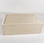CARB Customized Unfinished Wooden Craft Boxes Bulk Timber Wooden Box