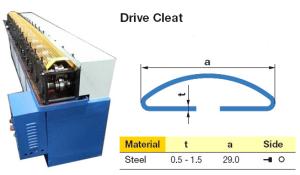 Quality C Drive Cleat Machine 25mm Adjustable Line Speed 10m/Min wholesale