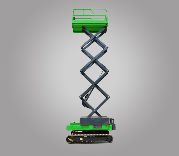 4*2 Drive Mode Crawler Scissor Type Aerial Work Platform with 3500kg Capacity Construction Machinery