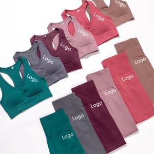 Quality Women Custom Printed Gym Fitness Compression Workout Sport Seamless Tights Leggings Yoga Pants wholesale