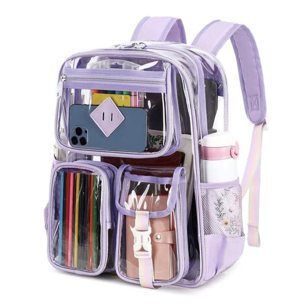 Wholesale Clear Travel Backpack For School Superior PVC Transparent Bookbag For