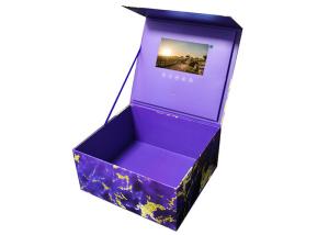 Quality 2GB Memory LCD Video Gift Box 1500gsm Paper Material 7 Inch With 1500Mah Battery wholesale