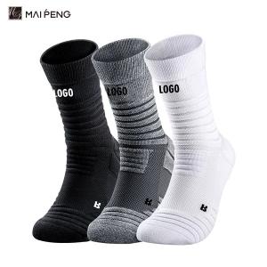 Quality Custom Logo Cushioned Basketball Socks Athletic Men Padded Cotton Socks wholesale