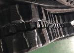 Joint Free Excavator Rubber Tracks Black Color For Komatsu Pc30 / Airmann Ax35u