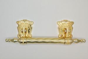 Quality Zamak Metal Coffin Handle Zinc Alloy Material European Style In Gold Plating ZH005 wholesale