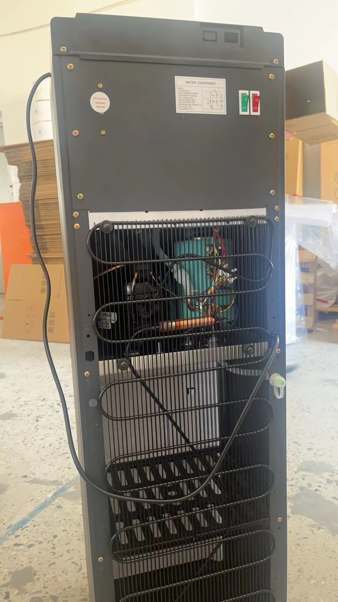 Stand Installation Water Cooler for Hot Cold Water Dispensing in Home Office and School