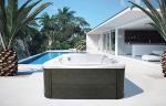 4 Person Outdoor Whirlpool Spa Garden Portable Massage Bathtub Design