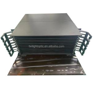 Quality LC Duplex Fiber Optic Patch Panel 430x200x46mm for Network Cabling wholesale