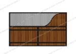 Prefabricated Heavy Duty European Horse Stable Panels