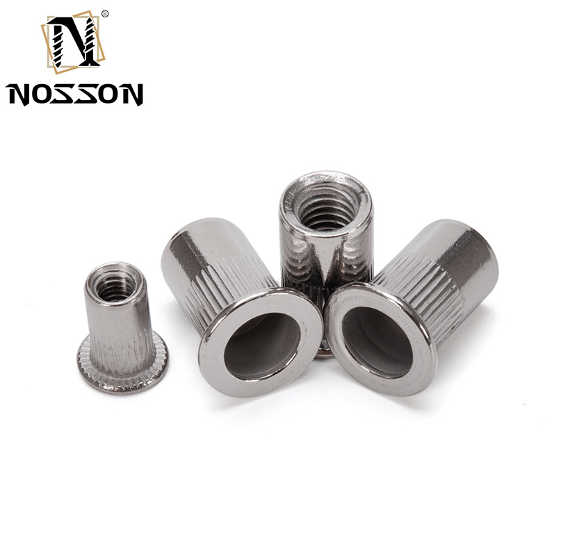 Metric Measurement System Threaded Insert Nut for Automotive Furniture SS304 Stainless Steel M6/M8/M10 Plain Finish