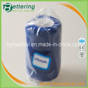 Quality Blue colour Medical non woven cohesive bandage self adherent bandage wholesale