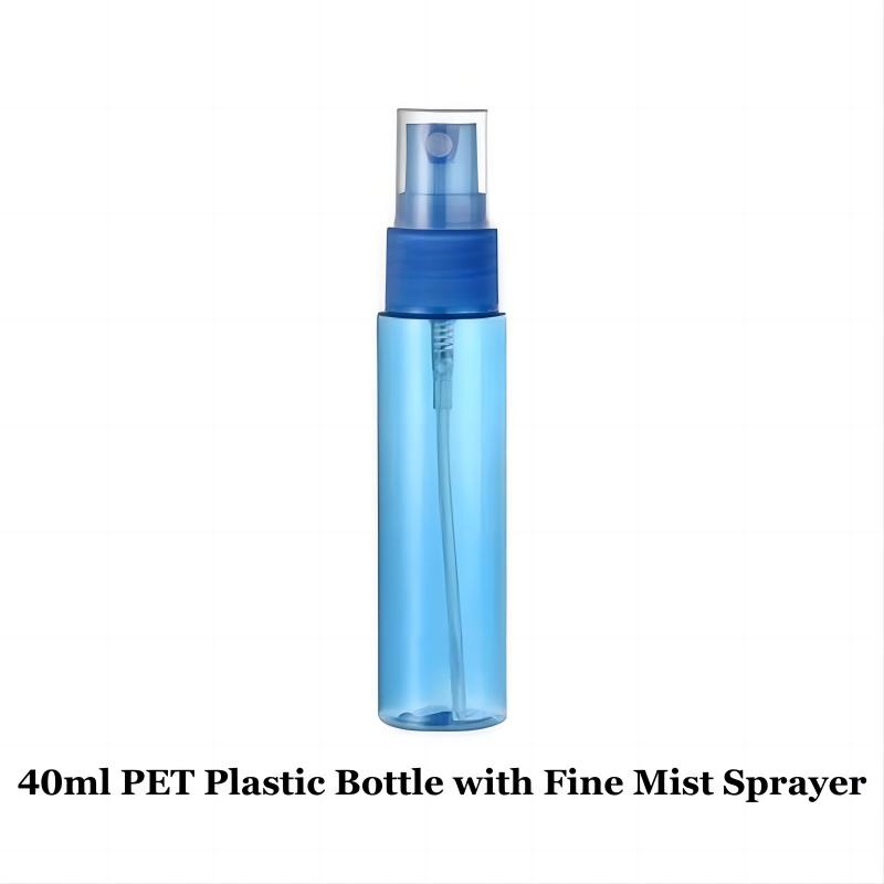 15ml 30ml 35ml 40ml 50ml PET Plastic Bottles Screen Printing and Pump Sprayers or Caps