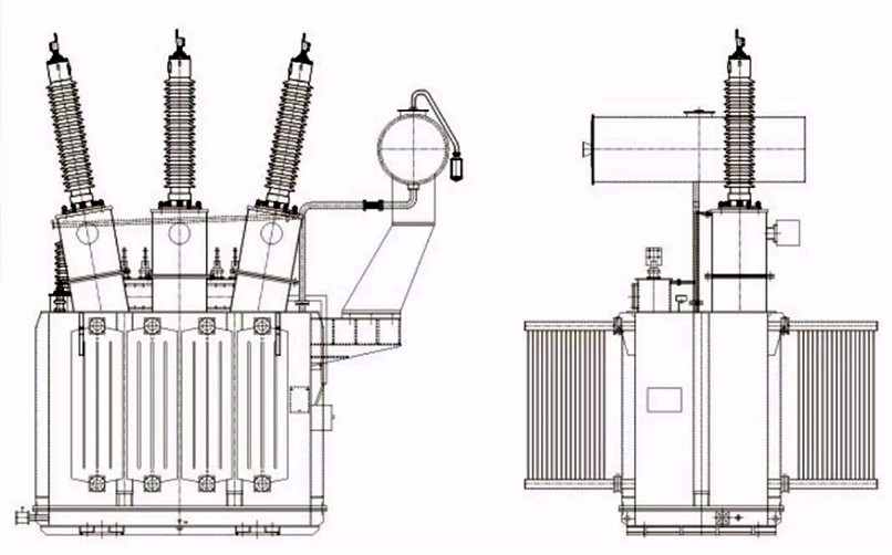 110KV Power Transformer --Oil Immersed-- Copper Winding