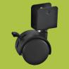 Buy cheap black furnitur caster wheel clamp platen casters with brake from wholesalers