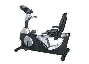 Quality Steel Frame Gym Recumbent Bike Spontaneous Electromagnetic Control System wholesale