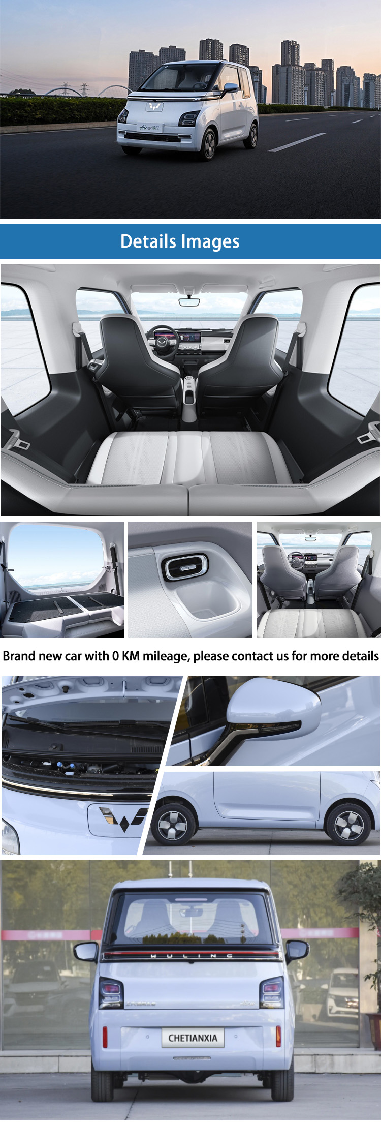 Chinese Mini EV Cars 2 seater Small Electric Vehicles Affordable