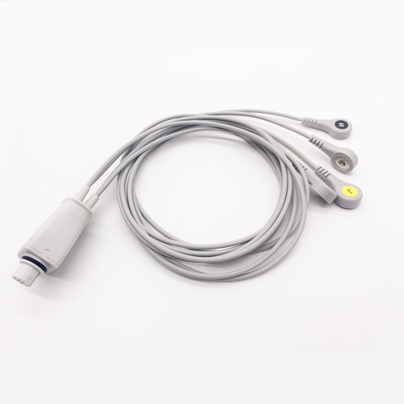 ECG Leadwire Set 4 Lead 3ft Fukuda Denshi For LX-7120 7230N