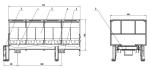 7795x1900x2235mm Underground Utility Vehicle WithLifting Work Platform