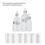 Ceramic Cosmetic Dropper Bottles Set 10ml 15ml 30ml For Essential Oil