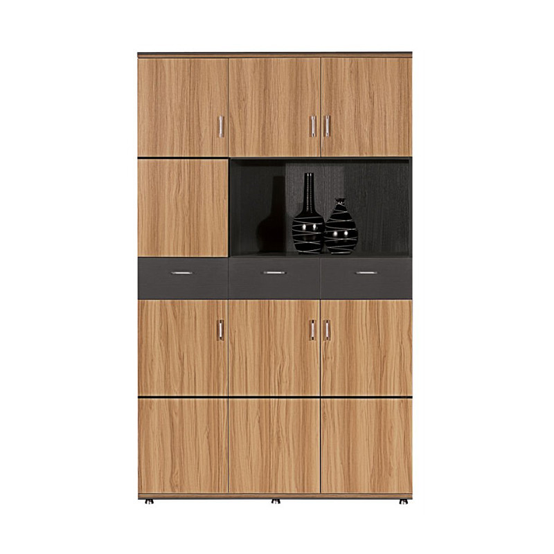 Height Double Door Strong Office Bookcase Wooden Filing Cupboard