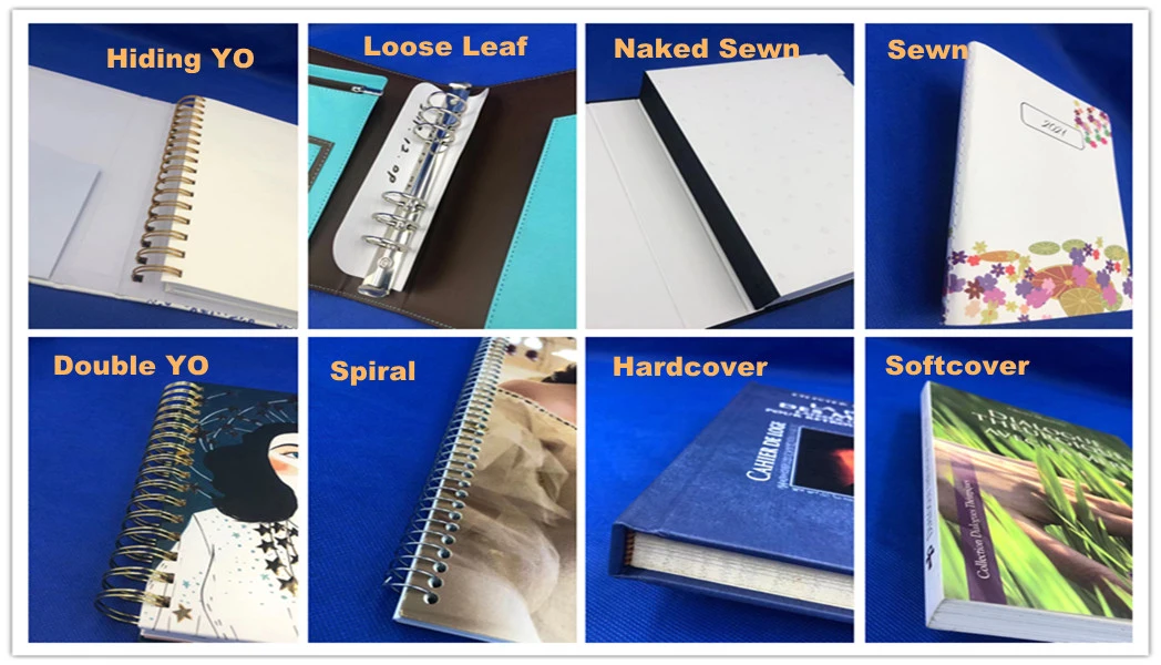 Personalized Luxury 2022 Weekly Colorful Notebook Acedemic Planner with Inner Pocket and Tabs