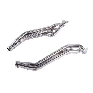 Quality Universal Stainless Steel Exhaust Long Tube Header for Mustang Manifold Racing Car Silver Purpose Replacing/Repairing wholesale