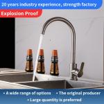 Contemporary Polishing Stainless Steel Sink Tap Wire Drawing Stainless Kitchen