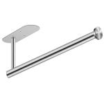 Kitchen Under Cabinet Stainless Steel Paper Towel Holder Wall Mounted Adhesive