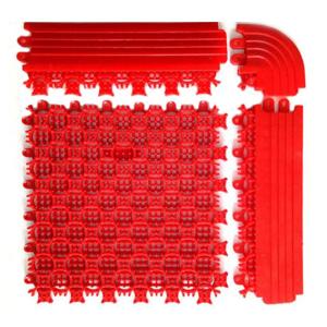 Quality 9MM Thick 20CMx20CM Anti Slip PVC Floor Mat For Balcony Toilet wholesale