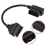 RoHS Compliant Automotive OBD 16 Pin Male And Female Connector OEM Color Popular