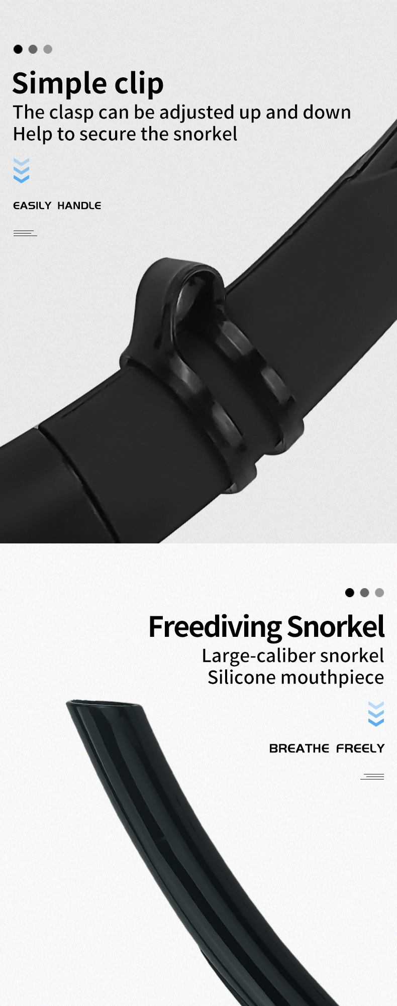 Camo TPU Wet Snorkel Breathing Tube for Freediving