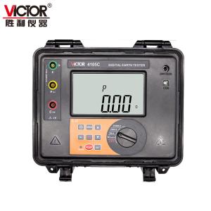 Quality IEC61557 VICTOR 4105C Digital Ground Resistance Tester wholesale