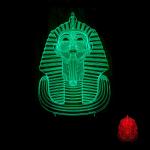 Custom OEM picture logo Sphinx Tourist attraction building 3D night Lights