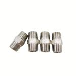 Stainless Steel 1/4 Inch 1/2 Inch Thread Nipple for Plumbing Hardware Model NO.