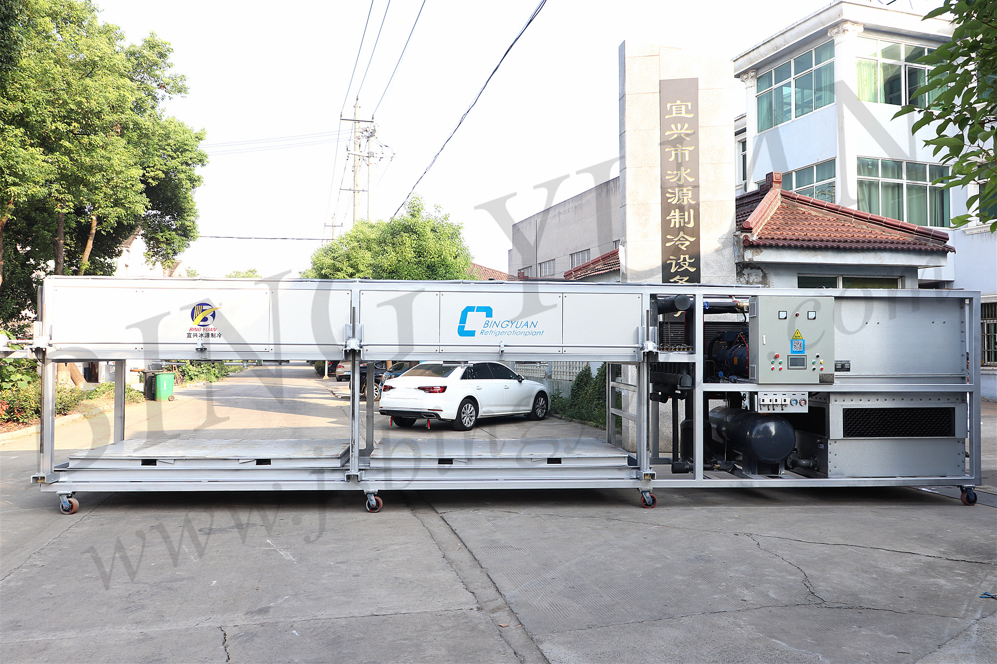 Evaporative Cooling 6 Ton 480V Block Ice Maker Machine