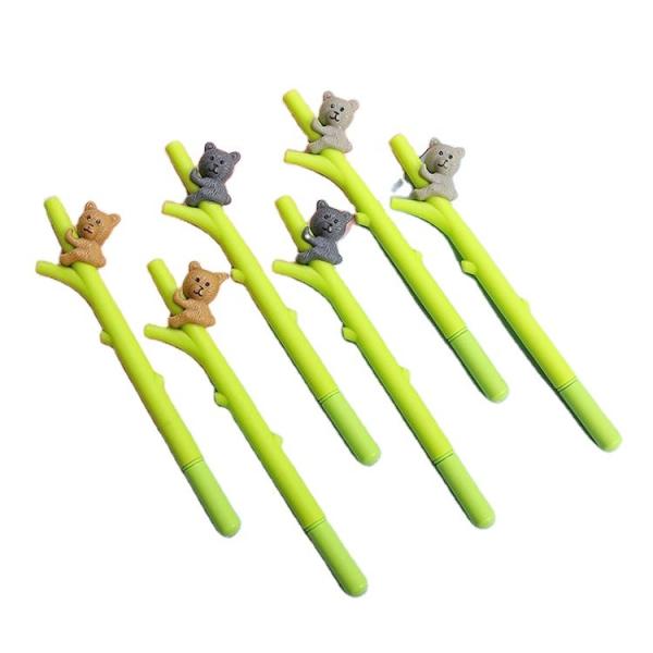 Gel-Ink Cactus Shape Pen Writing Length 240M Cute Novelty Gift for Girls and
