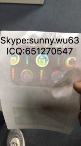 Quality Hawaii ID state overlay HI state hologram sticker wholesale